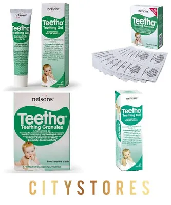 Nelson Sachets Granules Gel Baby Homeopathic Remedy Teething Relief Crying A1 • £4.39