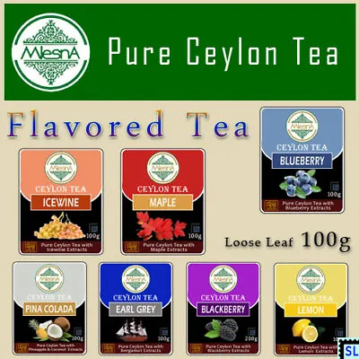 Sri Lanka Tea Pure Ceylon Mlesna Flavored 100g Loose Leaf • $7.29