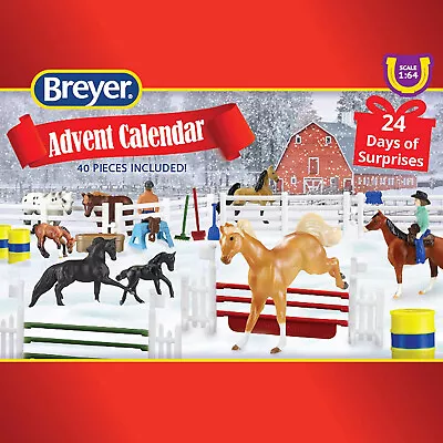 Breyer Horses Advent Calendar 2021 Mini Whinnies Holiday Christmas #700700 • $29.99