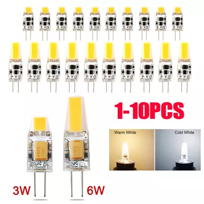 10X Dimmable G4 LED COB Bulbs 6W Capsule Lamp Replace Halogen Bulb AC DC 12V • £2.88
