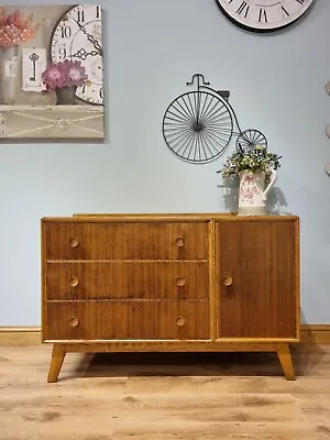 Retro Mid Century Meredew Sideboard Cupboard Cabinet Chest Of Drawers • £299