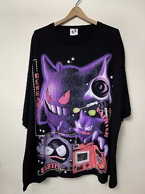 Backstock Co Pokemon Gengar T Shirt Men's 4XL Graphic AOP T-Shirt Double Sided  • $145