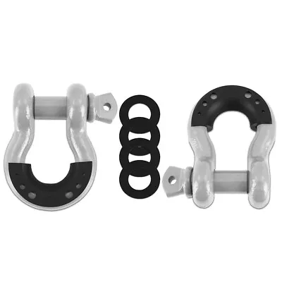 Borne Off-Road 3/4” Steel D-Ring Shackle Set 2 Pieces Gray • $21.56