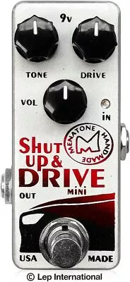 Menatone Shut Up & Drive Mini Overdrive Guitar Effects Pedal • $259.99