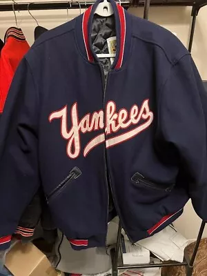 New York Yankees Mitchell  Ness 1951  Vintage Wool Varsity Jacket SIZE 48 • $299