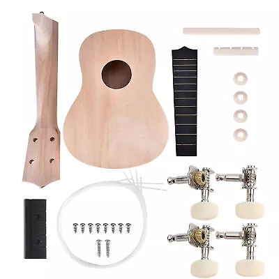 DIY Ukelele 21inch Basswood 4 String Ukelele DIY Kit Instrument Accessory • $24.10