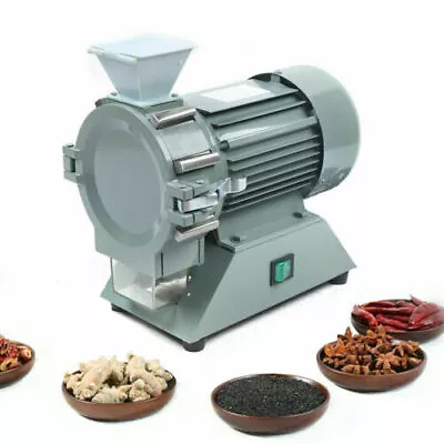 Mini Grinding Machine Seasoning Grinder Dry Grain Pulverizer Plant Mill Crusher • $178.60