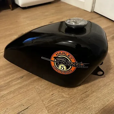 VTG 1993 Harley Davidson Sportster 2.2 Gal Peanut Gas Tank Red 5 Speed Black • $199.99