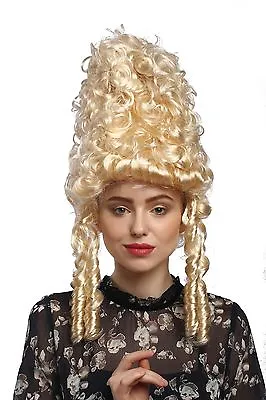 Wig Ladies Carnival Historical Baroque Blonde Marie Antoinette Tower Hairstyle • $16.08