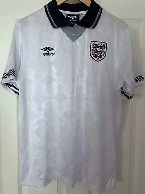 £10.50 • Buy England Italia 90 World Cup Shirt. Umbro, Size L (Large). Excellent Condition.