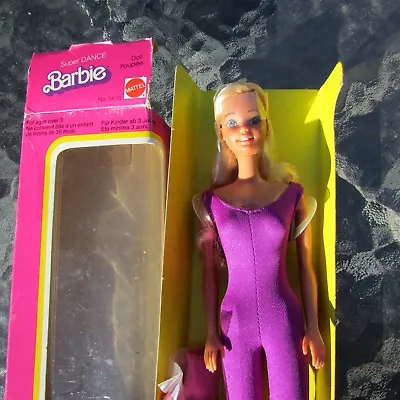 Vintage Barbie Doll Super Dance France European Exclusive Superstar Face Mib • $127