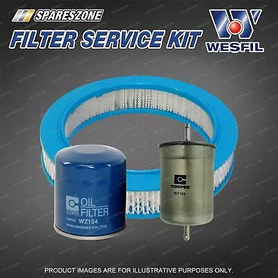 Wesfil Oil Air Fuel Filter Service Kit For Nissan Pulsar N13 1.6L 87-89 • $52.99