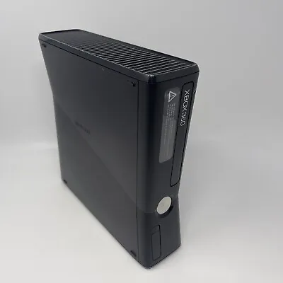 Microsoft Xbox 360 S Slim Console Model 1439 Matte Black Console ONLY 4Gb TESTED • $49.99