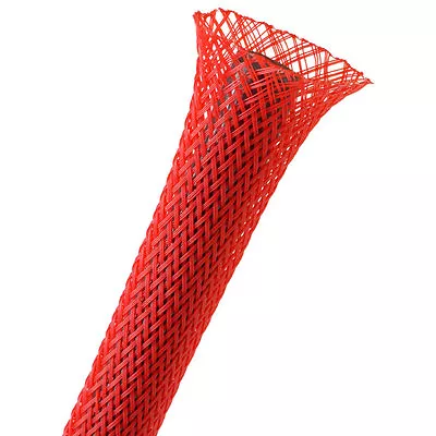 Techflex 1/2  Expandable Sleeving 25 Ft. Red • $20.44