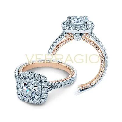 Verragio Couture 18K White & Rose Gold Engagement Ring COUTURE-0434CU-TT • $4850