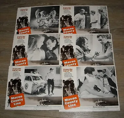 1974 Macon County Line Lot 6 Numbered Movie Lobby Cards Cheryl Waters Max Baer • $9.99