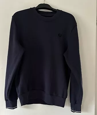 Fred Perry Men’s Navy Polo  Size M  Sweatshirt • £20