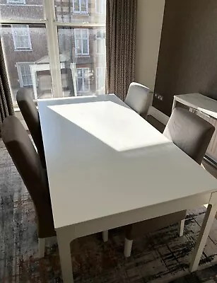 EKEDALEN. Dining Table And Chairs 4 New Included • £100