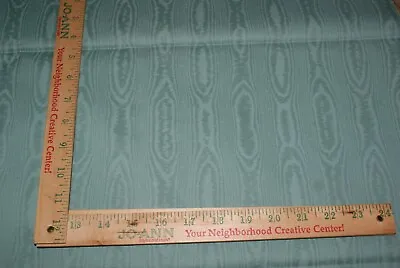 Sage Green Moire Cotton Design Fabric Sewing Craft Quilting 1 Yd  44 W Fast Ship • $12.99