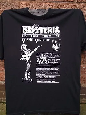 Vinnie Vincent Kiss Expo T-shirt Size Medium • $22.72