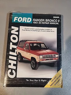 Chilton Repair Manual #26686 Ford Ranger Bronco II 1983-90 • $16.99