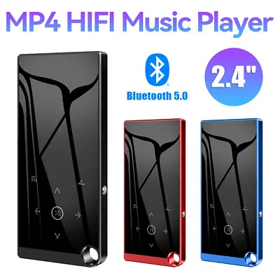 Portable Bluetooth 5.0HiFi MP3 Player Lossless Music Support 128GB Micro SD Card • $23.50