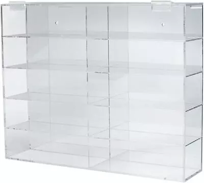 Ten Car Clear Acrylic Display Case For 1:24 - 1:25 Diecast Cars By AutoWorld • $179.99