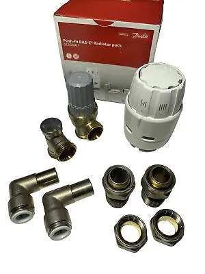 Danfoss TRV 013G6007 RAS-C2 Thermostatic Radiator Valve 15mm With 10mm Push Fit • £3.99