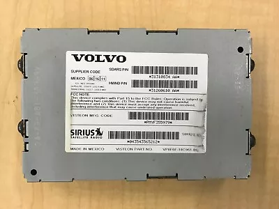 08-15 Volvo XC70 S80 XC60 S60 Sirius Satellite Radio Module 31310834 • $65