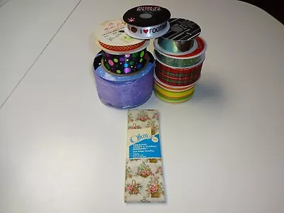 Craft Ribbon Mixed Lot Of 9 • $3.50