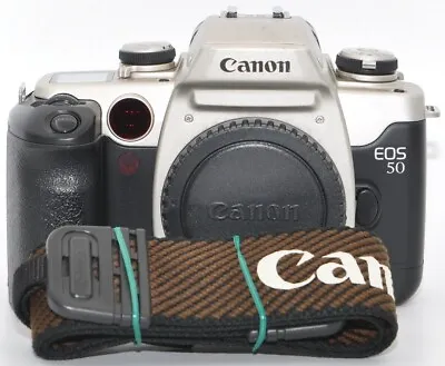 Canon EOS 50 35mm SLR Camera SLR Case Body Z.T. Good #18 • £60.47
