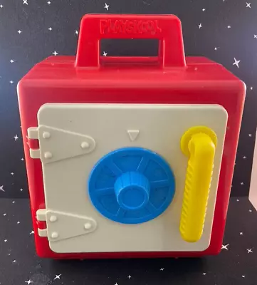 Vintage Playskool Toy Alarm Safe Without Coins & No Numbers On Combination 1988 • $10.50