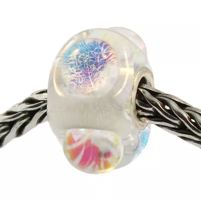 Authentic Trollbeads Glass 62014 Dichroic Ice :1 • $17.22