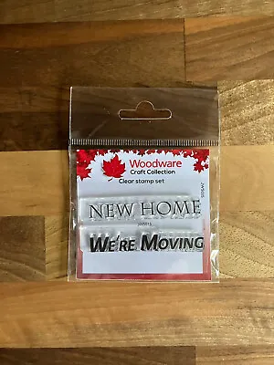 £2.95 • Buy Woodware New Home Clear Stamp Set JWS015