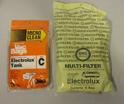 Electrolux Style C Vacuum Bags- 3 Micro Clean (NWT) & 11 Multi-Filter (open Bag) • $17.50