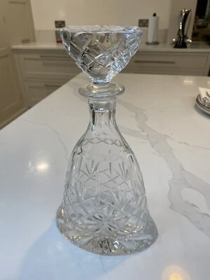 £5.50 • Buy Royal Doulton Fine Cut Lead Crystal Dress Decanter