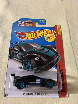 Hot Wheels Aston Martin Vantage Gt3 Hw Race 2015 World Race New For 2015 Black • $2.50