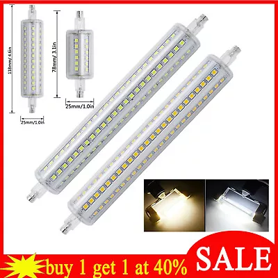 78MM 118MM 12W 18W R7s LED Replaces Bulb Security Flood Halogen Light Bulbs UK • £4.11