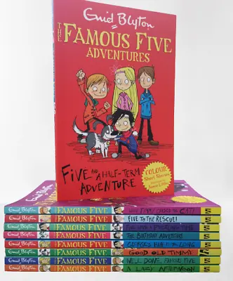 £18.99 • Buy The Famous Five Adventures Short Story Books Collection Set By Enid Blyton New