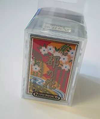 Nintendo Hanafuda Miyakonohana 都の花　Japanese Playing Cards Black New • $10.82