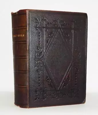 £88 • Buy 1861 HOLY BIBLE Containing OLD & NEW TESTAMENTS Eyre & Spottiswoode GILT EDGES