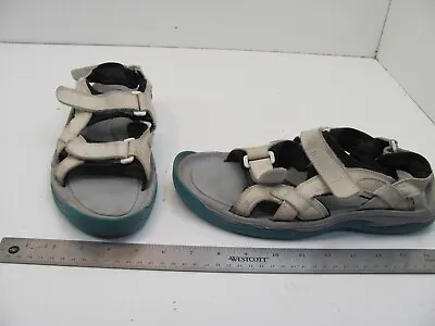 Mens Crocs Golf Sandals Grey Blue Cream Size 9-9.5 • $16.08