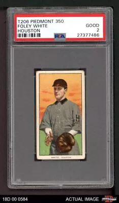 1909 T206 Foley White Houston Texas League - Houston PSA 2 - GOOD • $310