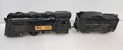 Vintage MARX Commodore Vanderbilt New York Central Train Engine & Coal Car Read • $69.99