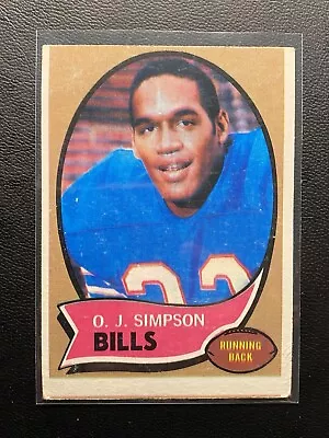 1970 Topps - #90 O.J. Simpson (RC) - THE JUICE !! - RARE ROOKIE CARD • $18.50