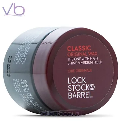 Lock Stock & Barrel Classic Original Hair Styling Wax For Men With Medium Hold • $10.50