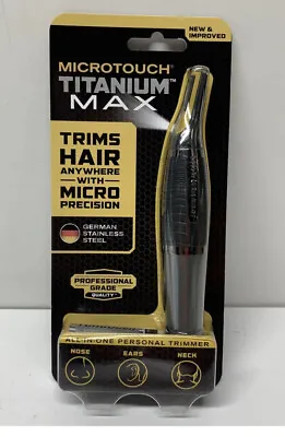MicroTouch Titanium MAX Lighted Personal Trimmer #MTTTMAX    NEW • $11.95