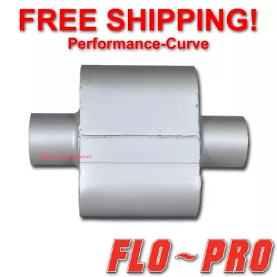 Single Chamber Performance Exhaust Race Muffler FLO-PRO Super V - 3  - V430109 • $37.95