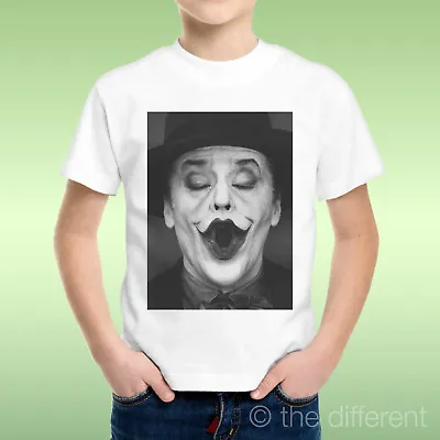£15.28 • Buy T-Shirt Child Boy Face Joker Jack Nicholson Grimace Batman Gift Idea