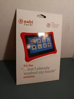 Nabi Care Kit 2 Crystal Clear Screen Protective Films 1 Microfiber Cloth • $6.99